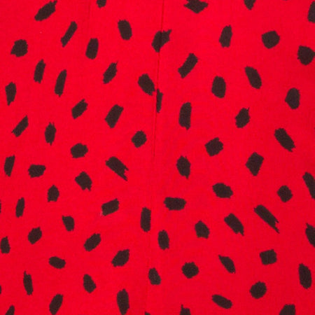 Romalo Playsuit in Mini Diana Dot Red and Black