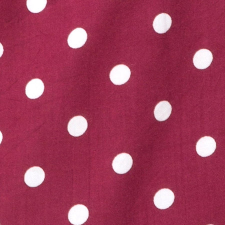 Roppan Slip Dress in Medium Polka Wine