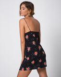 Roppan Slip Dress in Midnight Rose