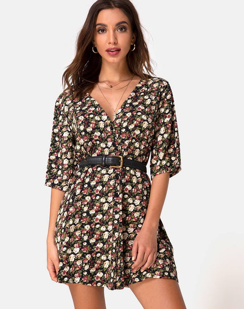 Rosella Swing Dress in Courtney Floral