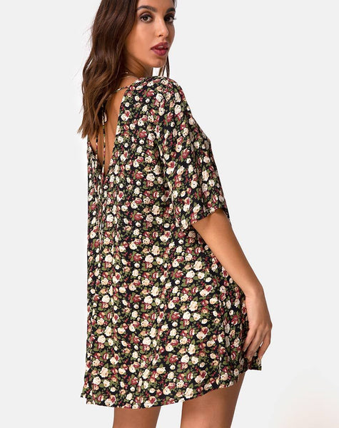 Rosella Swing Dress in Courtney Floral