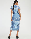 image of Roska Midi Dress in Denim Pocket