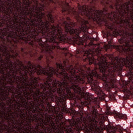 Roxanne Maxi Dress in Mini Sequin Burgundy
