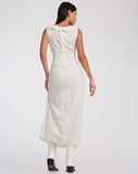 image of Rufiso Midi Dress in Pretty Petal Ivory