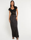 image of Rufte Top in Lace Black