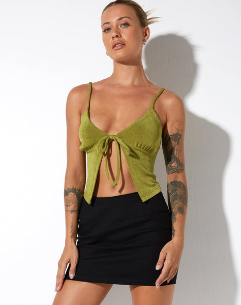 image of Rumak Top in Crepe Lime