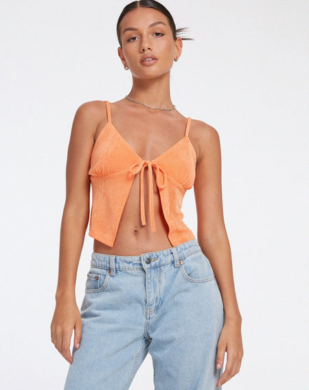 Gunmo Crop Top in Orange