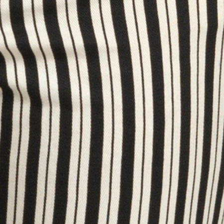 Ruska Jeans in Mini Pinstripe Black and White