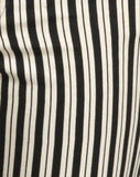 Ruska Jeans in Mini Pinstripe Black and White