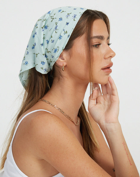 Image of Bandana Pretty Petal Green