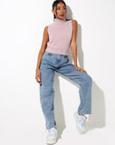 Image of Sai Tank Top in Knit Lilac