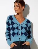 Image of Saidi Cardi in Diamond Blue and Navy