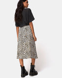 Saika Midi Skirt in Cheetah