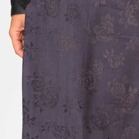 Saika Midi Skirt in Satin Rose Grey