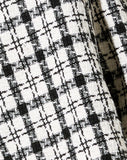 Image of Saken Blazer in Black and White Check