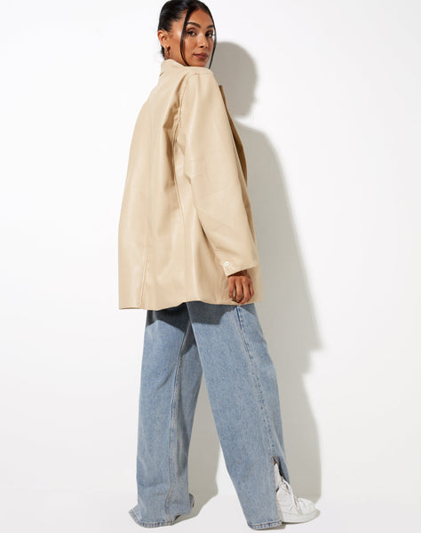 Image of Saken Blazer in Buttermilk