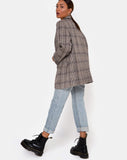 Saken Blazer in Grey Check