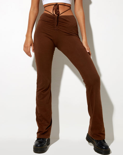 Image of Sakeri Flare Trouser in Cocoa