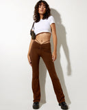 Image of Sakeri Flare Trouser in Cocoa