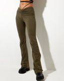 Sakeri Flare Trouser in Lycra Olive