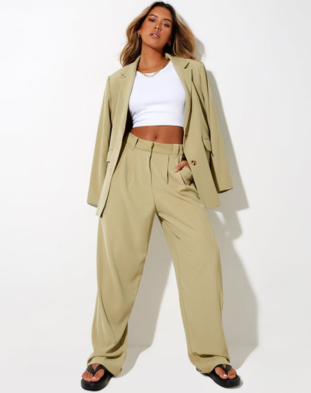 Abba Trouser in Tailoring Khaki