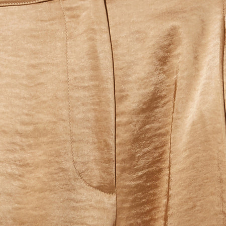 Sakila Trouser in Satin Golden Sand