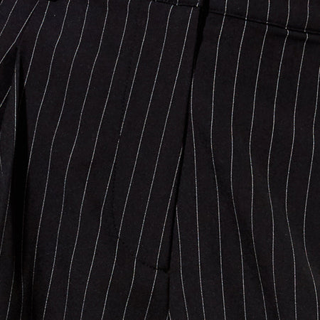 Sakila Trouser in Pinstripe Black