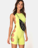 Salva Unitard in Lime