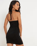 image of Samari Mini Dress in Black