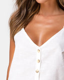 Sanami Cami Top in Ivory