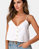 Sanami Cami Top in Ivory