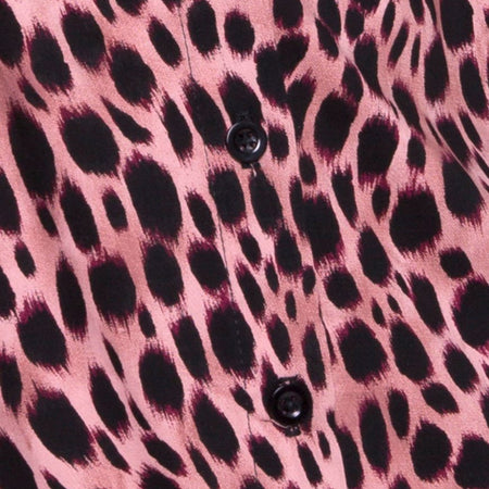 Sanna Slip Dress in Pink Cheetah