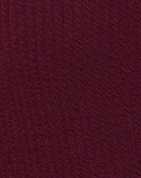 Sarela Bodice in Rib Burgundy