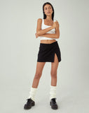 image of MOTEL X JACQUIE Sarko Mini Skirt in Black