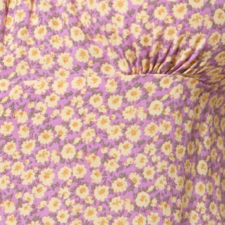 Sasi Mini Dress in Flower Fun Lilac Lemon