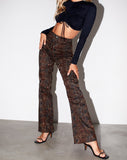 Image of Zoven Trouser in Dark Boa Brown