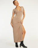 image of Savita Maxi Dress in Mink