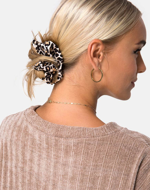 Scrunchie in Rar Leopard