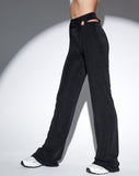 Image of MOTEL X OLIVIA NEILL Sesaot Flare Trouser in Crepe Black