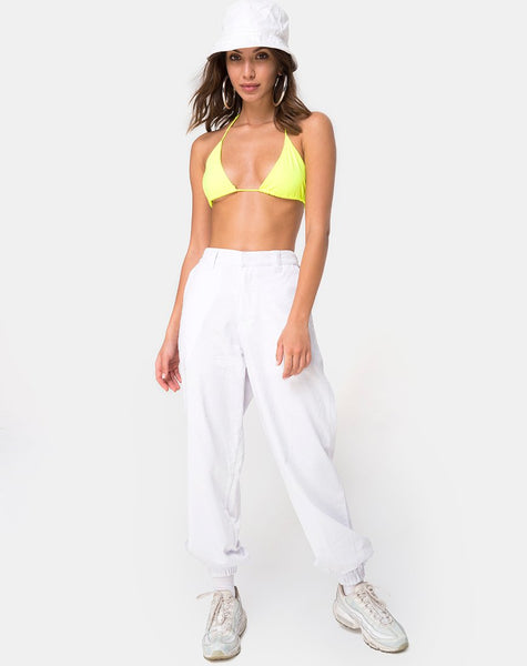 Gwen Bralet in Neon Yellow