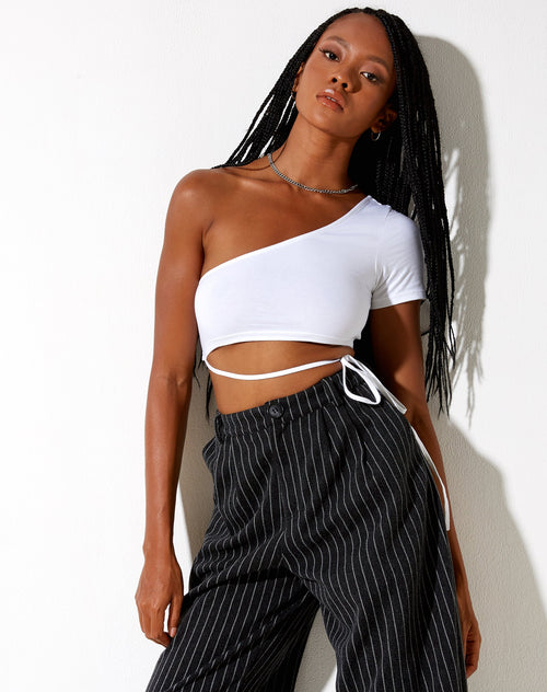 Shanon Crop Top in White