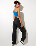 Image of Shanon Crop Top in Rib Aqua