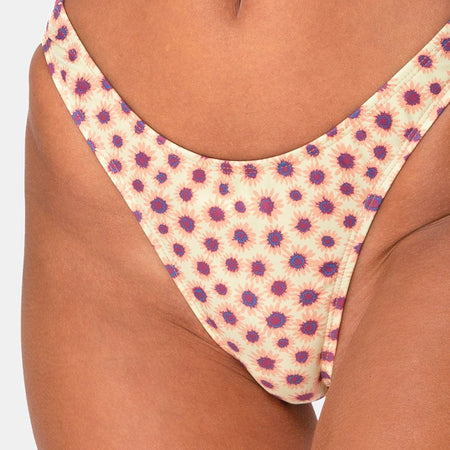 Makida Bikini Bottom in Ditsy Floral Yellow