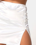 Shena Skirt in Spandex Ivory