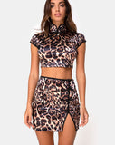 Sheni Mini Skirt in Magic Leopard