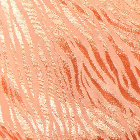 Shenka Mini Skirt in Satin Zebra Cantaloupe