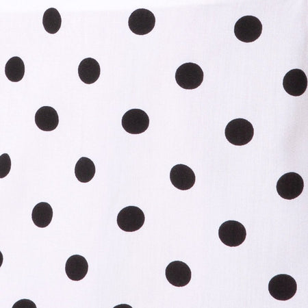 Sheny Mini Skirt in 80's Polka White