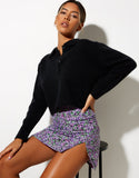 Image of Sheny Mini Skirt in Lilac Blossom