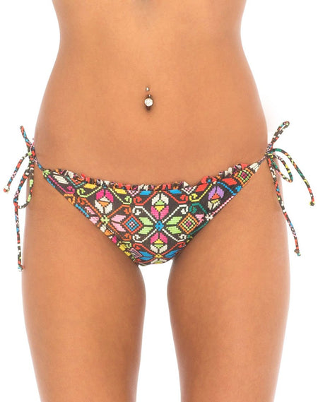 Sherbet Tie Triangle Bikini Bottoms in Groovy