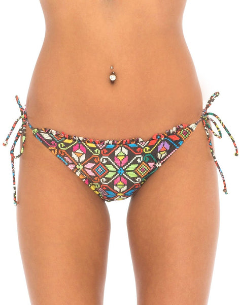 Sherbet Triangle Bikini Bottoms in La Boheme